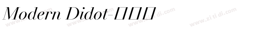 Modern Didot字体转换 Modern Didot字体转换